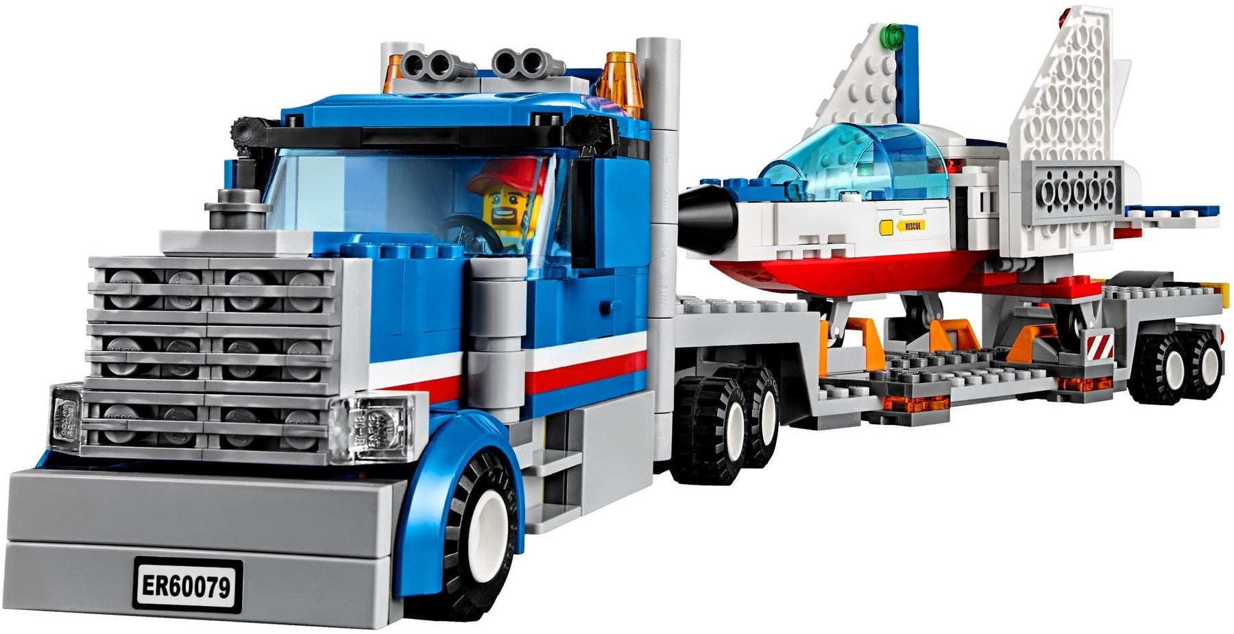 LEGO 60079 Training Jet Transporter: Space Team Jet Plane Toy - SuperSaverAU - view 2