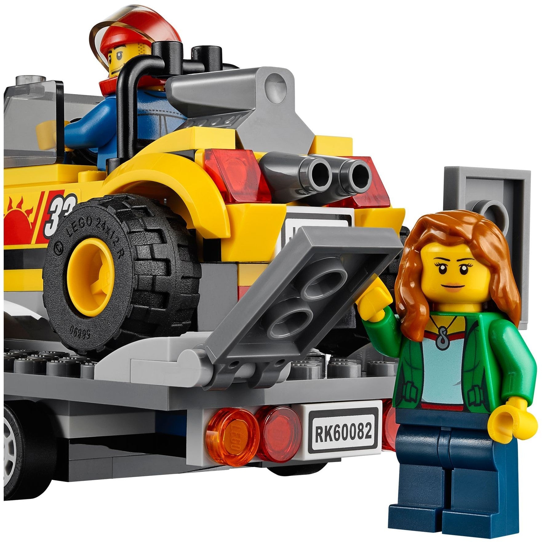 LEGO 60082 City Great Vehicles Dune Buggy Trailer- Auzzi Store