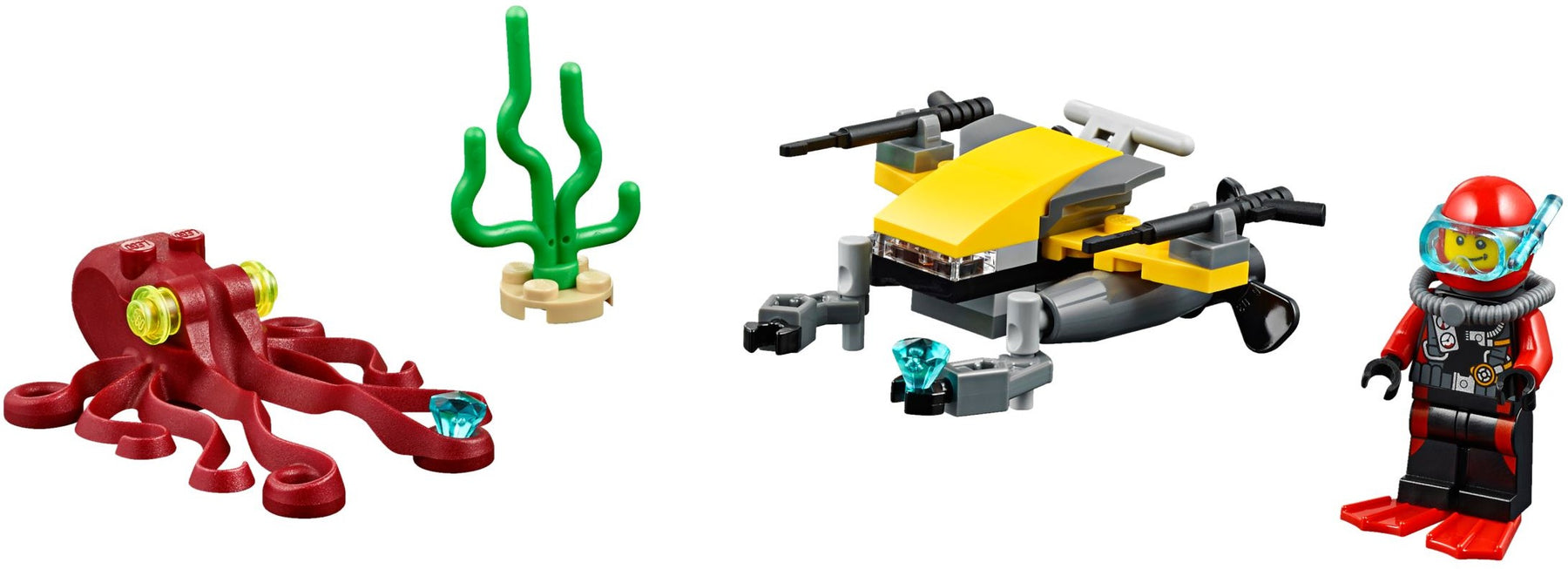 LEGO 60090 Deep Sea Scuba Scooter: Explore Underwater Treasure - SuperSaverAU - view 4