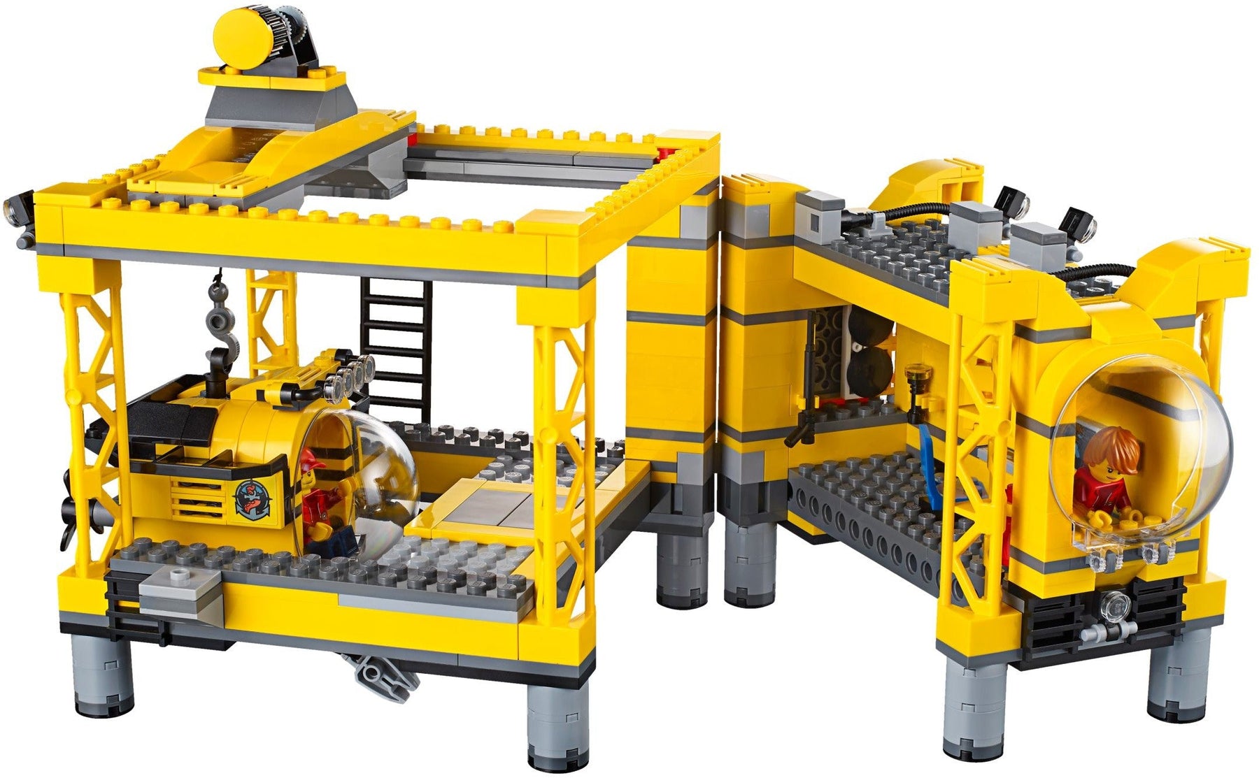 LEGO 60096 Deep Sea Operation Base with Submarine & Seaplane - SuperSaverAU - view 2