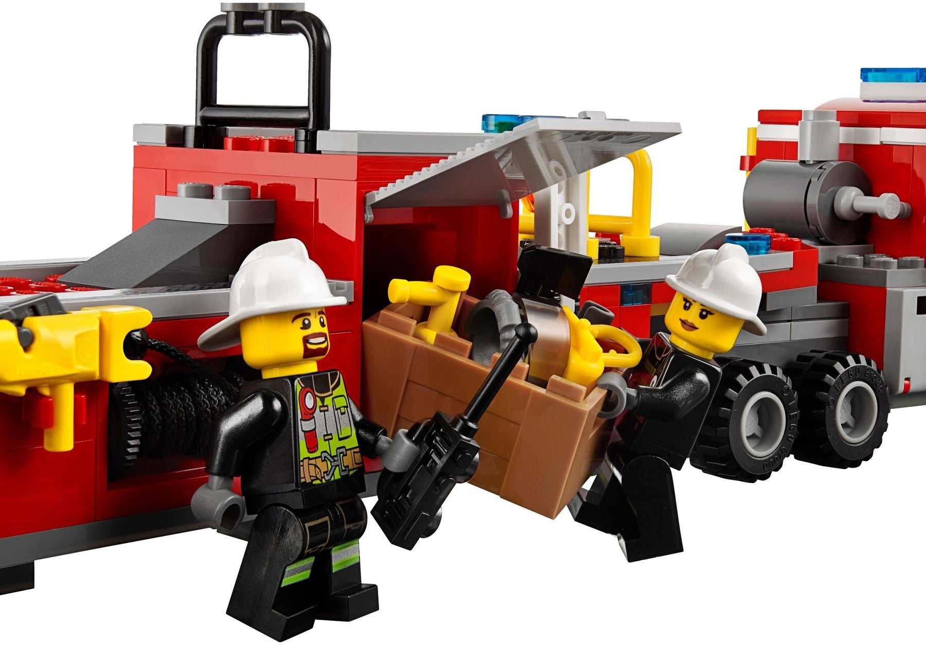 LEGO 60112 Fire Engine with Rotating Ladder & Water Cannon - SuperSaverAU - view 4