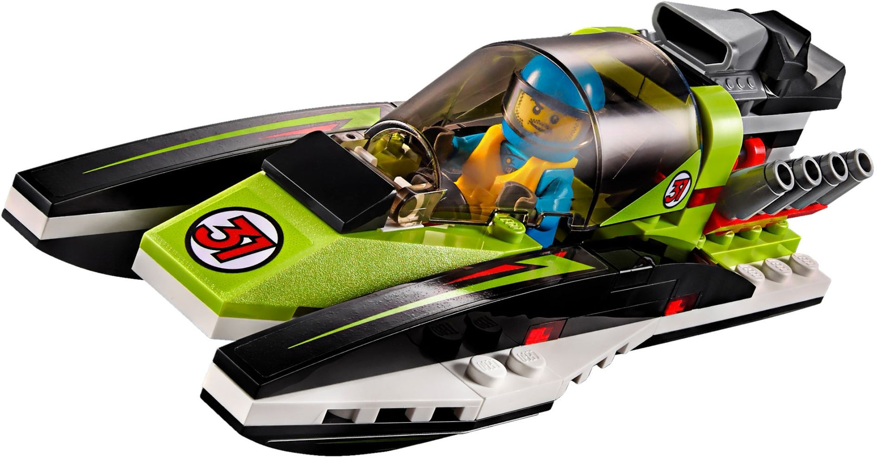 LEGO 60114 Race Boat: Speed Champion Building Set - SuperSaverAU - view 2