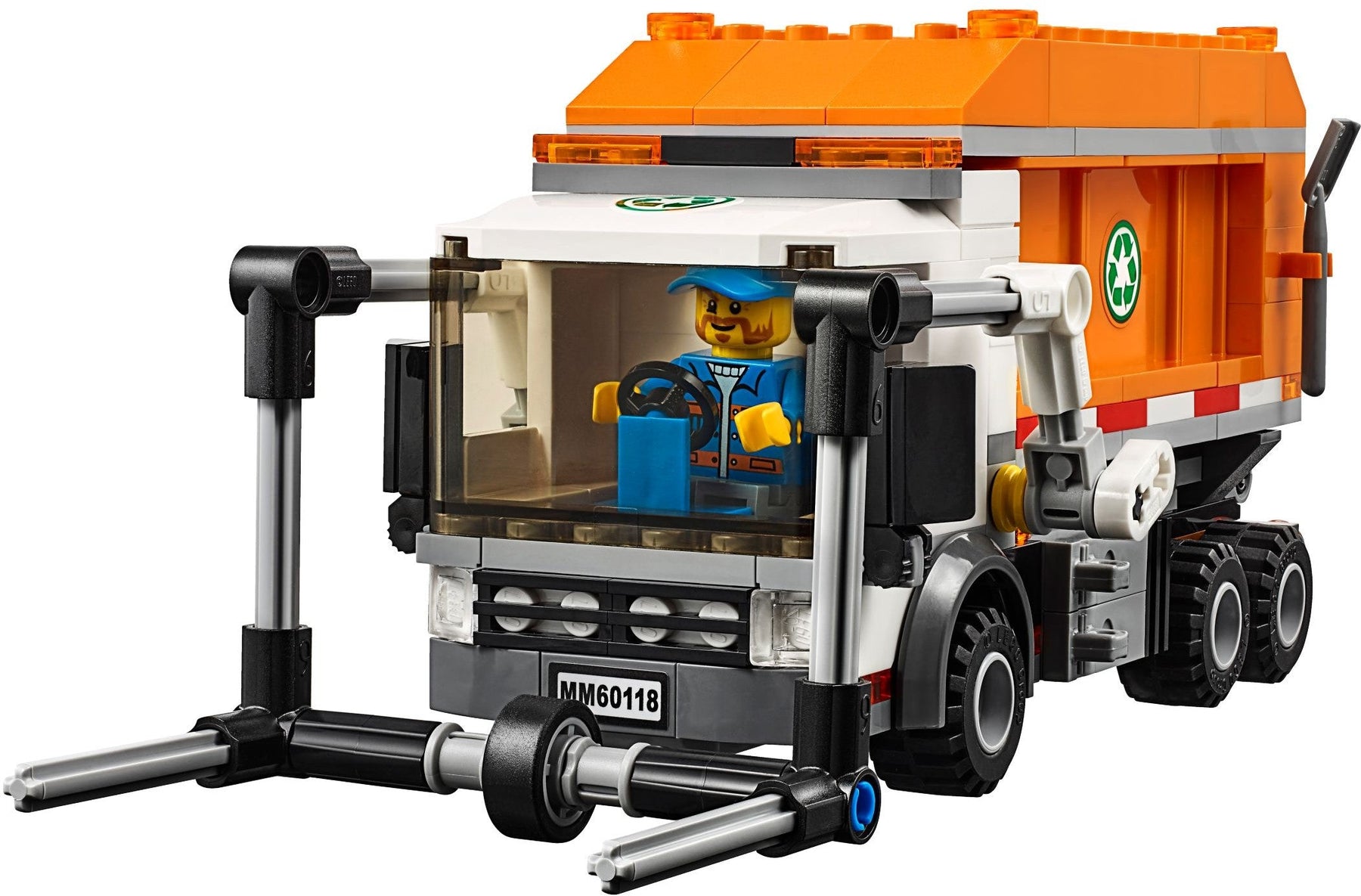 LEGO 60118 Garbage Truck with Minifigures & Lift - SuperSaverAU - view 4