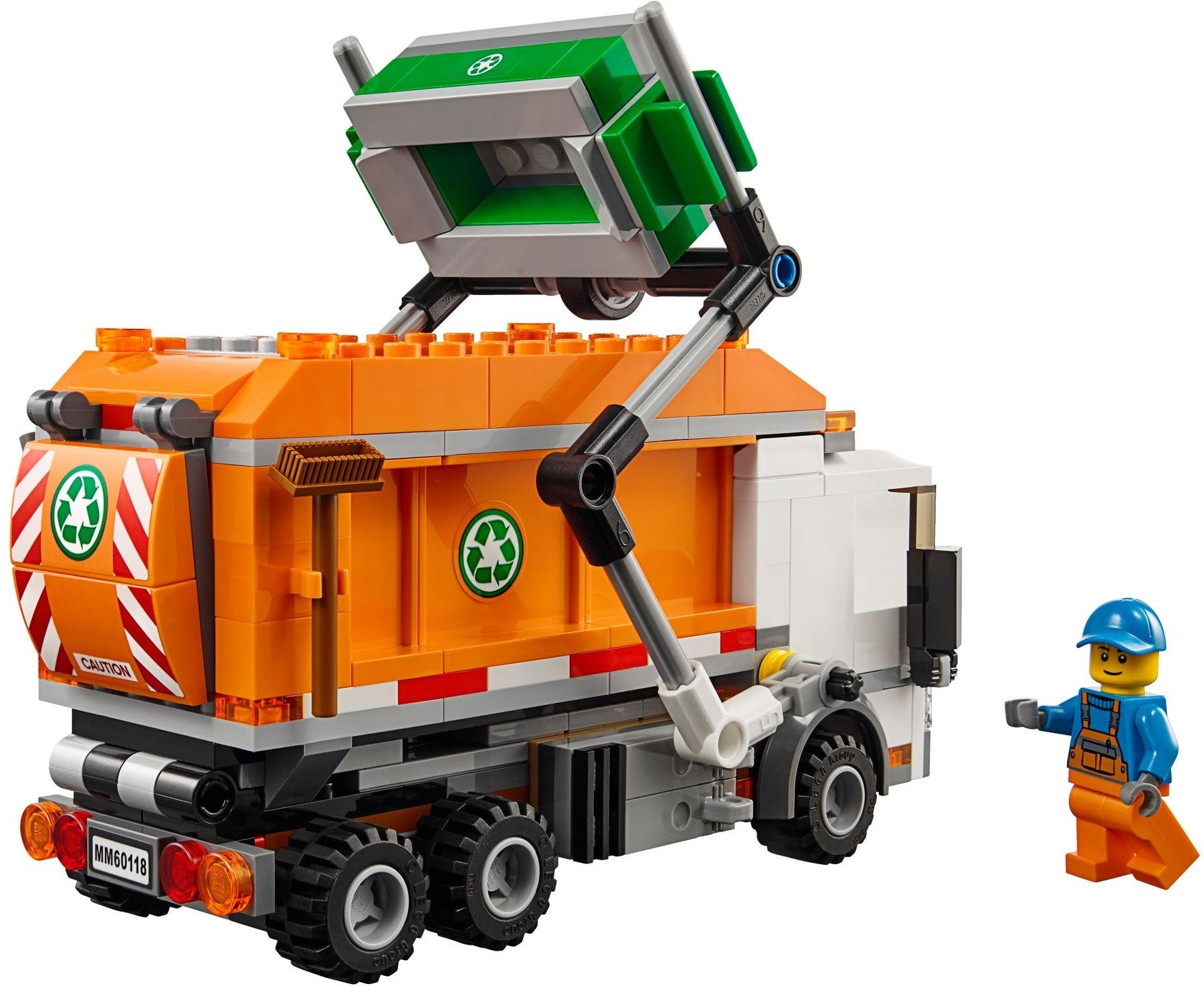 LEGO 60118 Garbage Truck with Minifigures & Lift - SuperSaverAU - view 5
