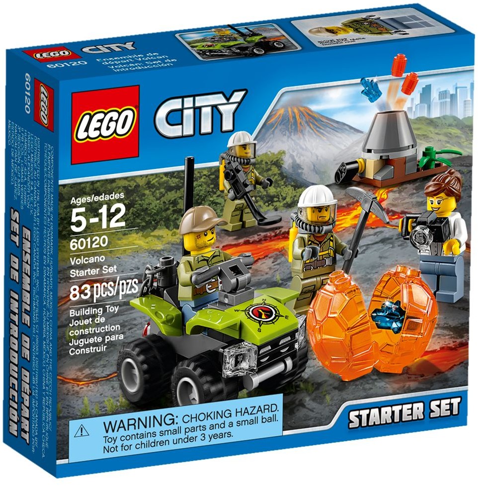 LEGO 60120 Volcano Exploration Truck with Erupting Volcano Playset - SuperSaverAU - view 1