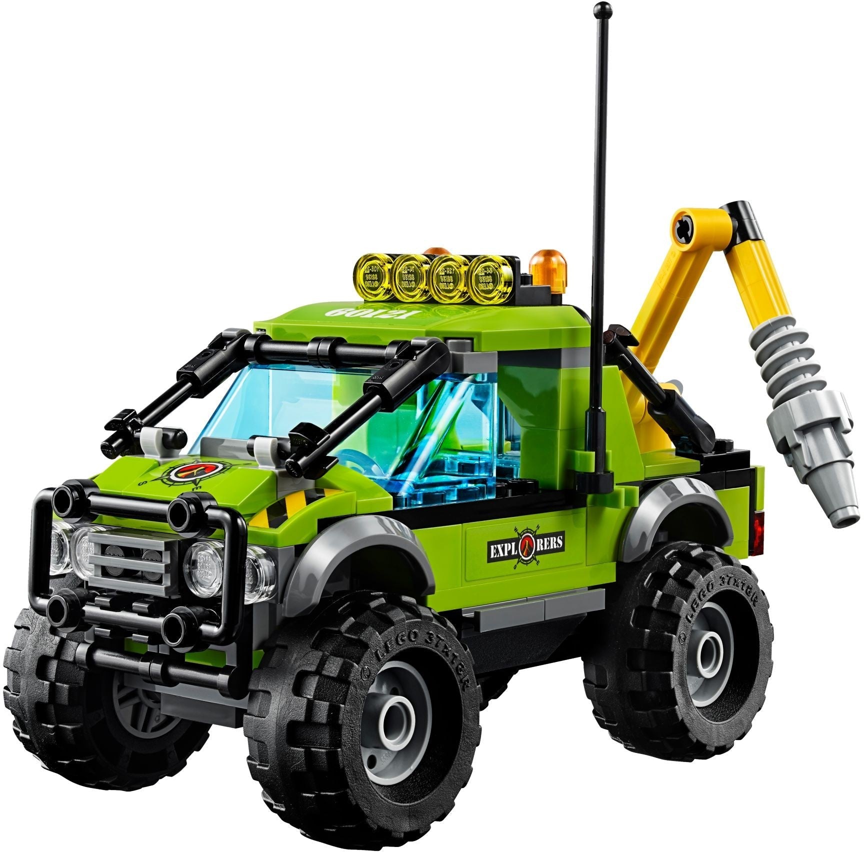 LEGO 60121 Volcano Exploration Truck with Minifigures & Crystal - SuperSaverAU - view 2