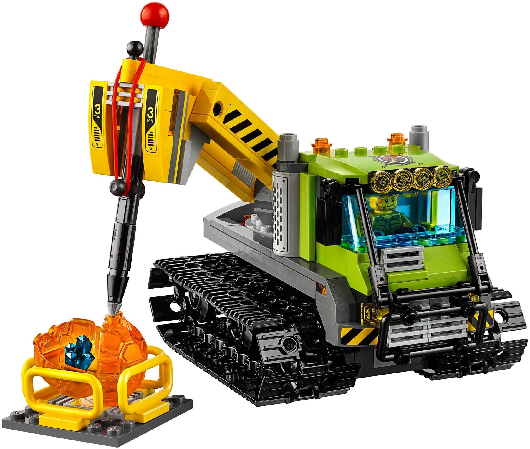 LEGO 60122 Volcano Crawler: Explore & Discover Crystals - SuperSaverAU - view 2