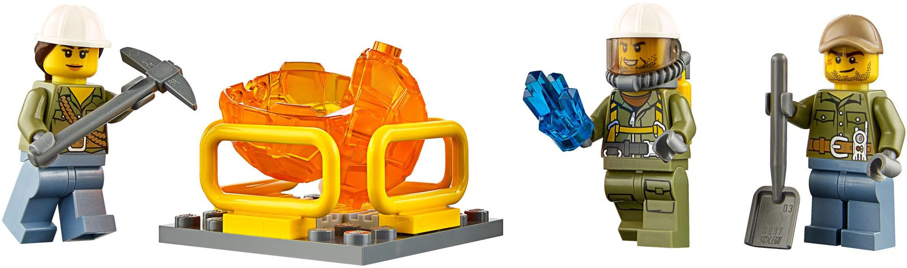 LEGO 60122 Volcano Crawler: Explore & Discover Crystals - SuperSaverAU - view 5