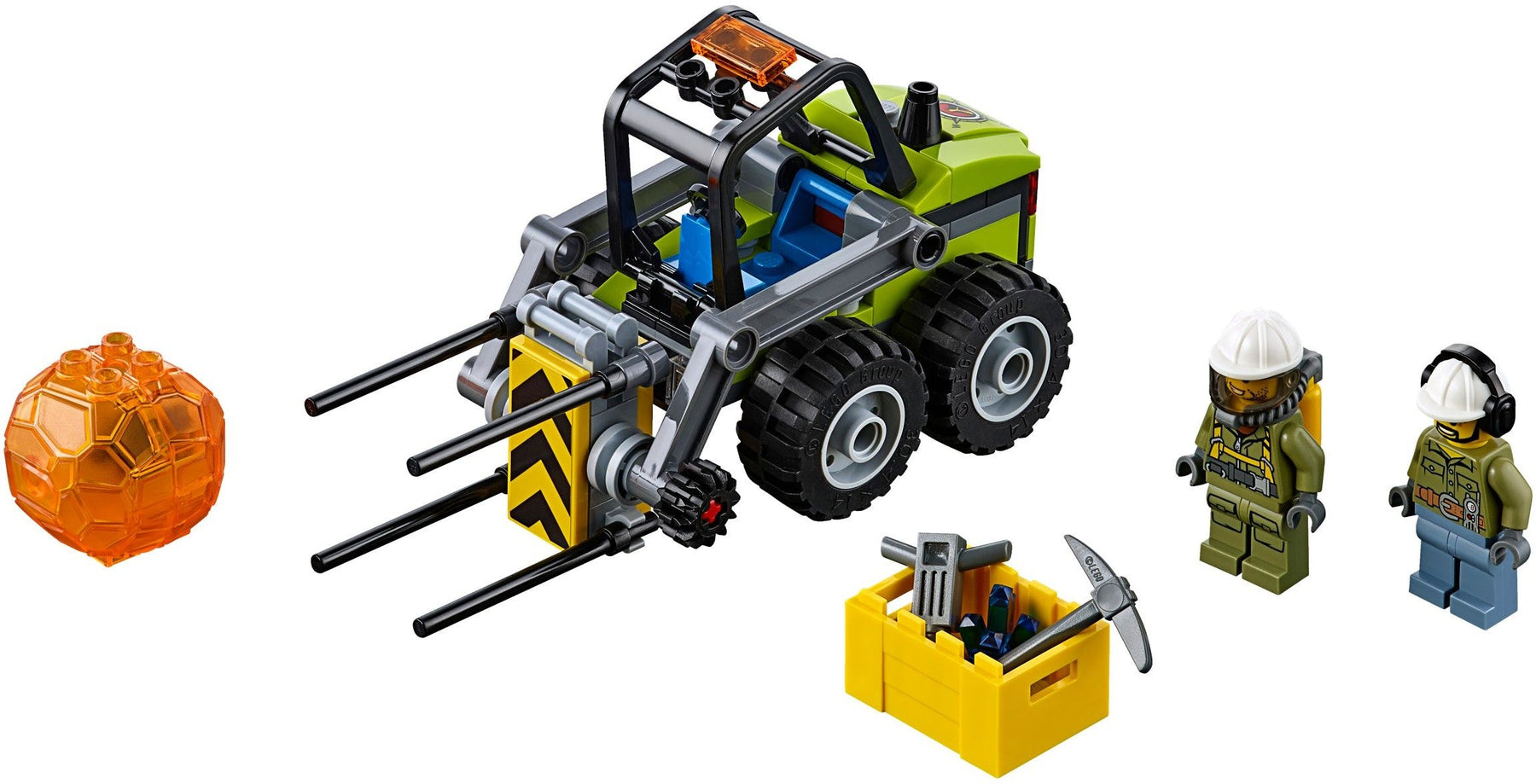 LEGO 60125 Volcano Heavy-Lift Helicopter with Eruption Feature & Mobile Lab - SuperSaverAU - view 2