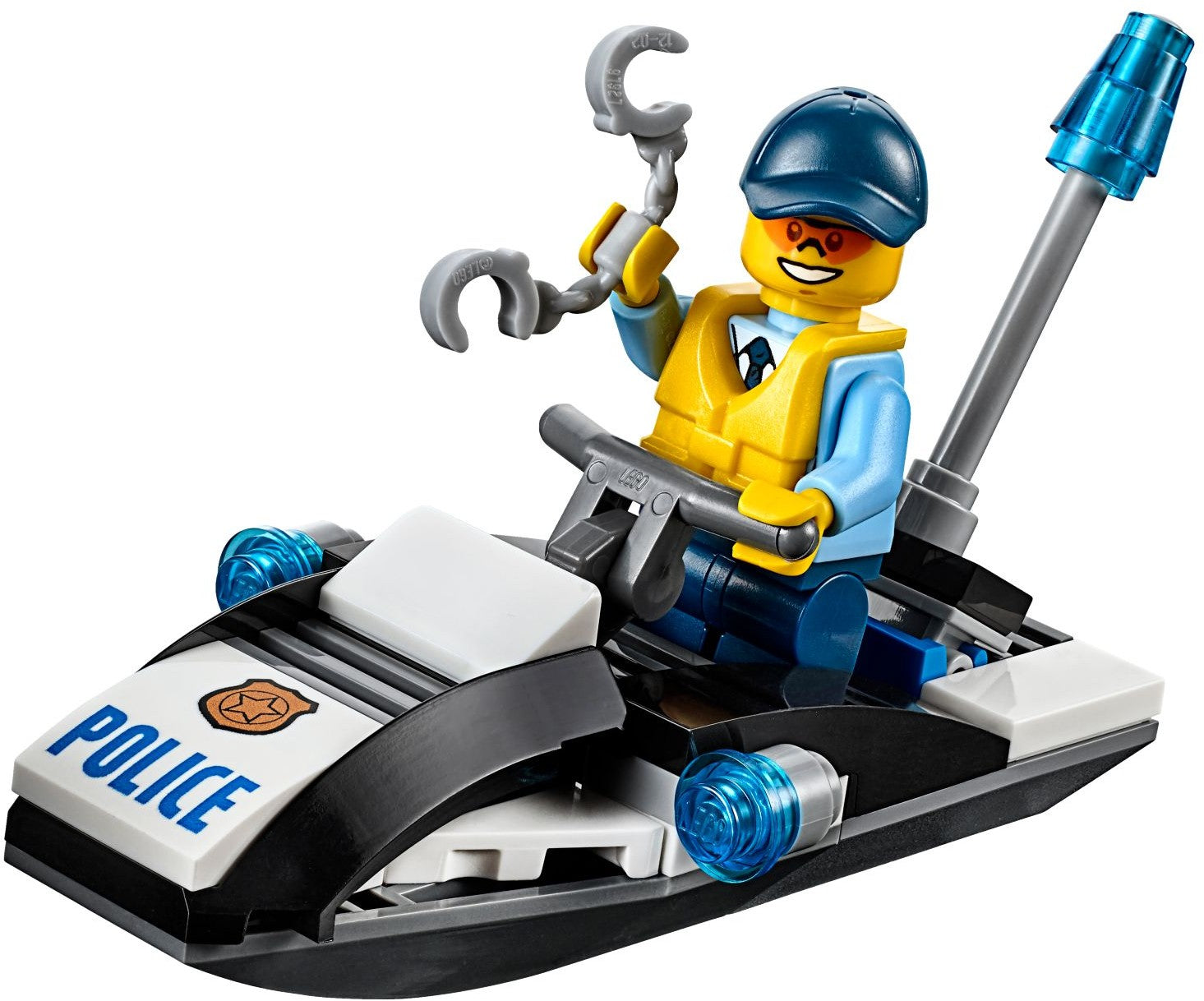 LEGO 60126 Police Water Scooter Tire Escape Crook Chase - SuperSaverAU - view 3