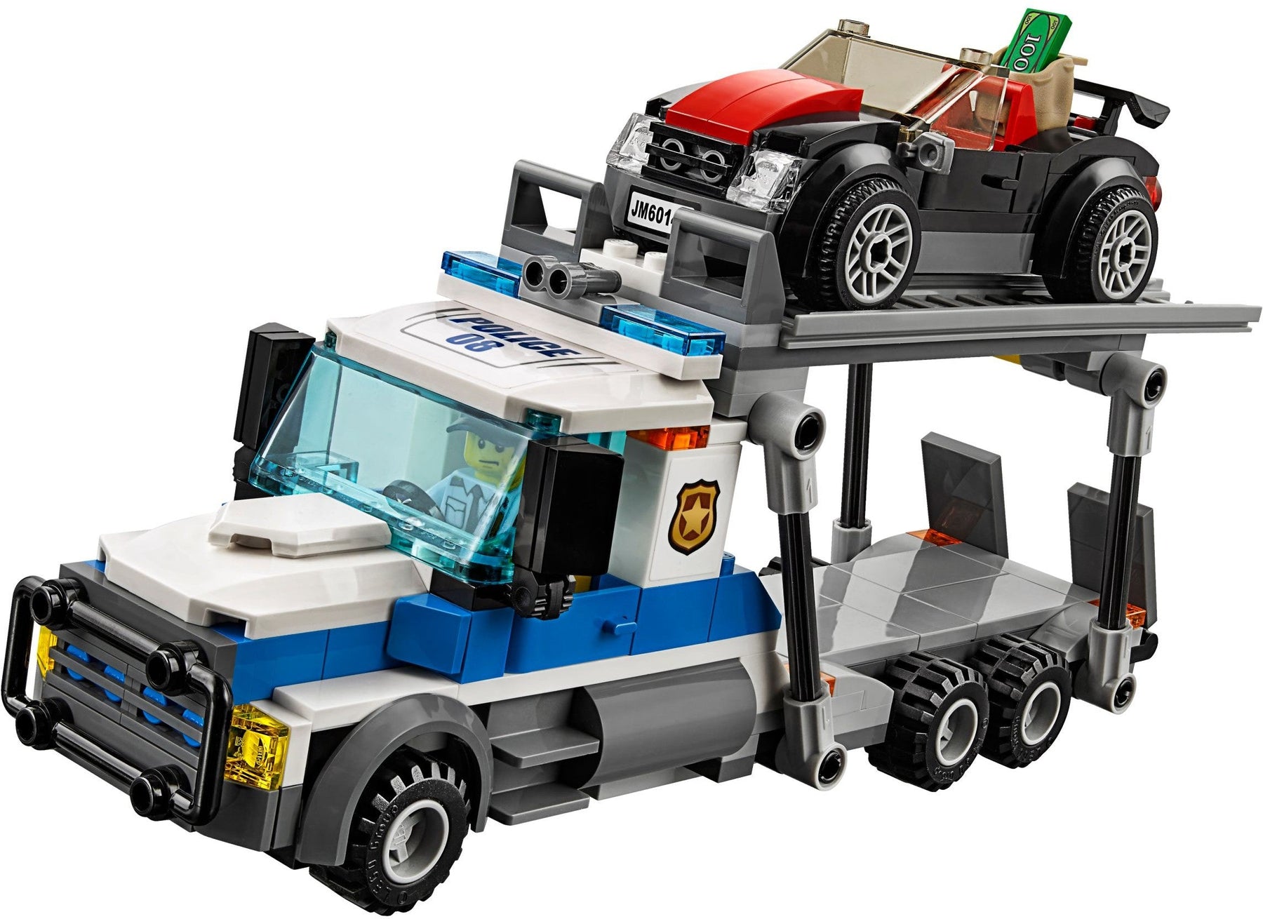 LEGO 60143 Auto Transport Heist Truck Building Set - SuperSaverAU - view 3