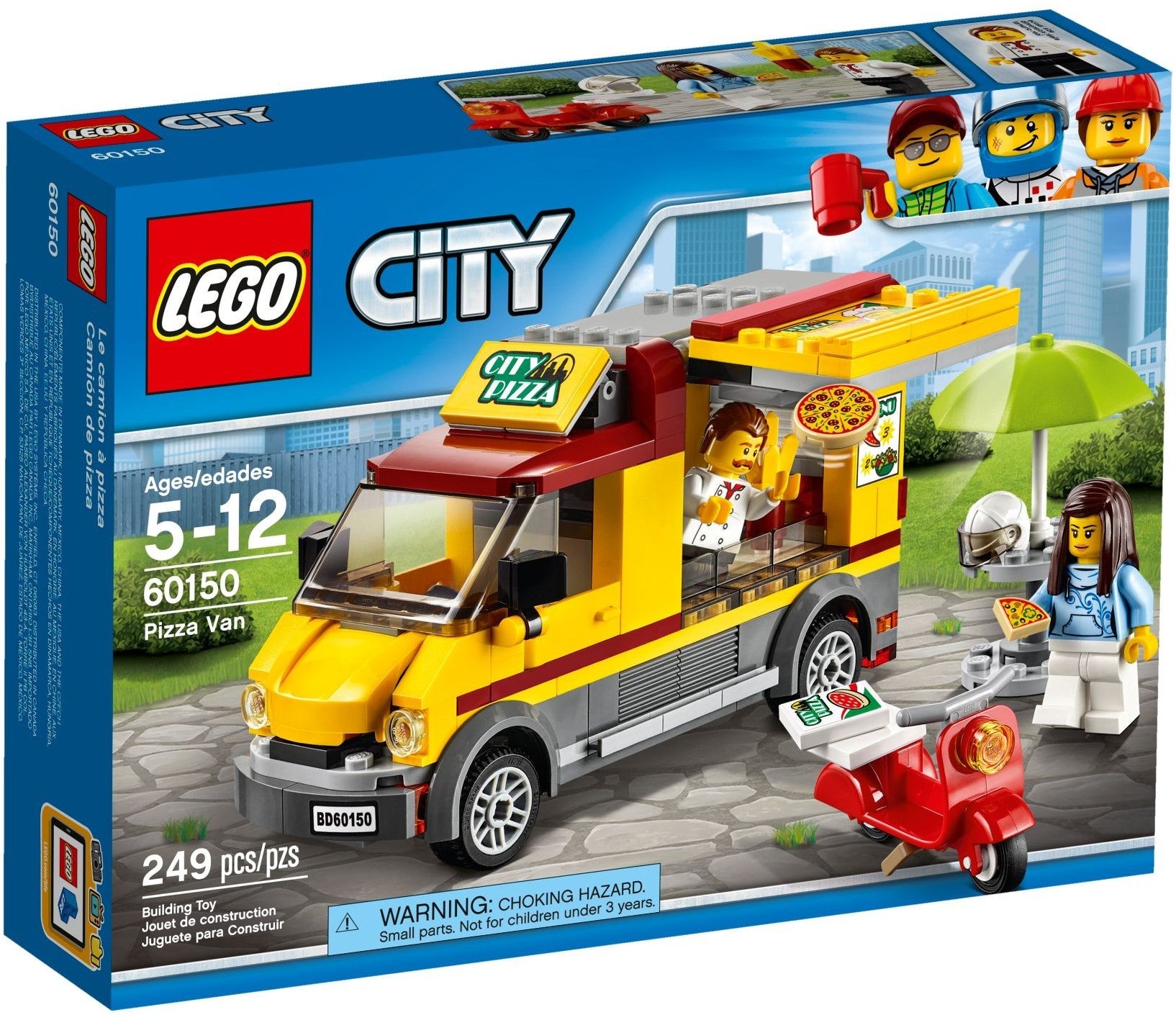 LEGO 60150 Pizza Van: Build, Serve & Play! - SuperSaverAU - view 1