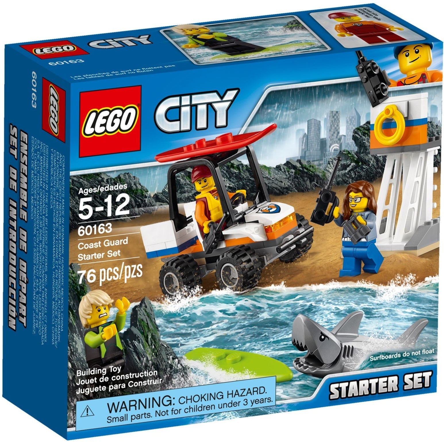 LEGO 60163 Coast Guard Beach Rescue Starter Set - SuperSaverAU - view 1