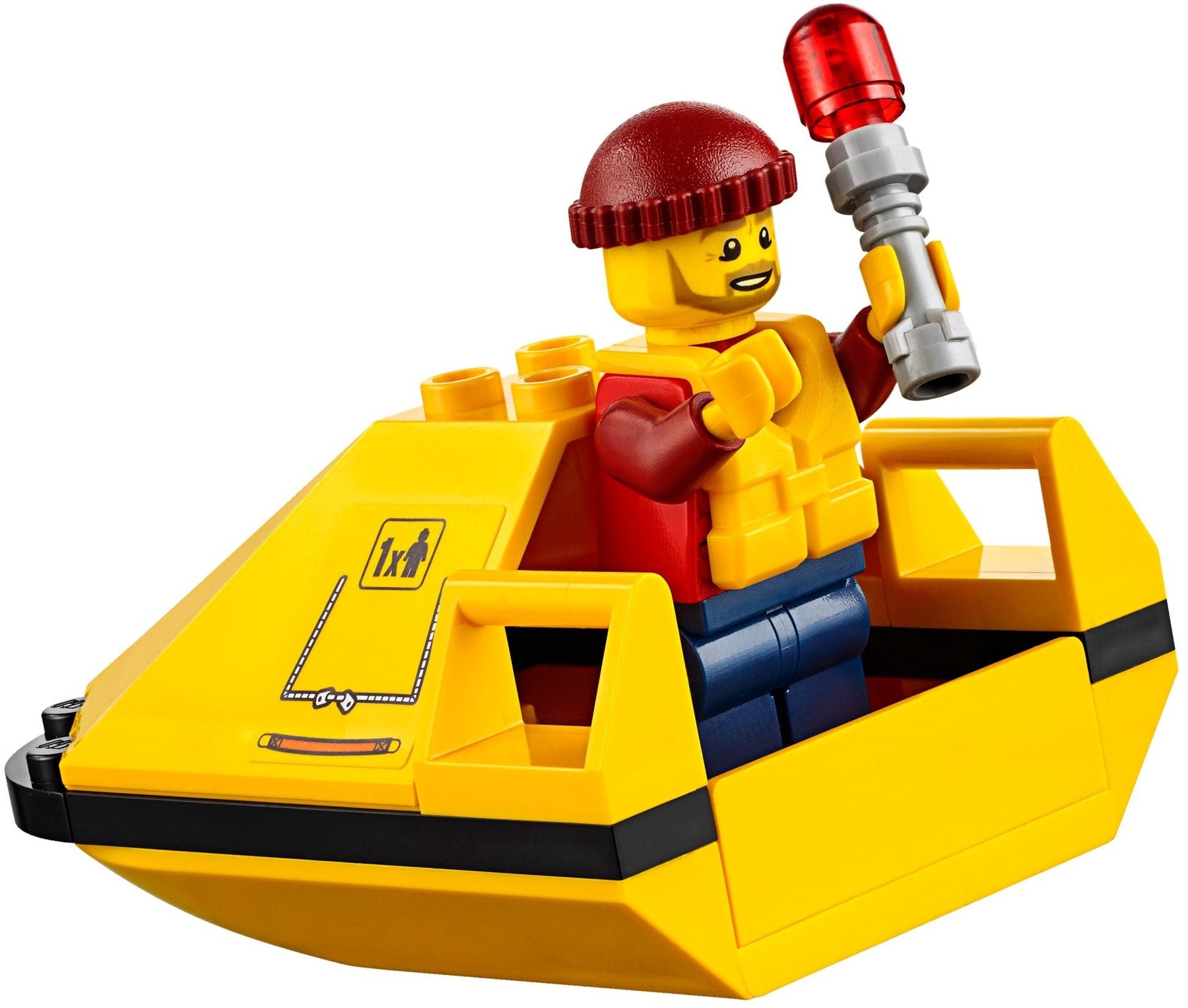 LEGO 60164 Sea Rescue Plane with Water Scooter & Raft - SuperSaverAU - view 4