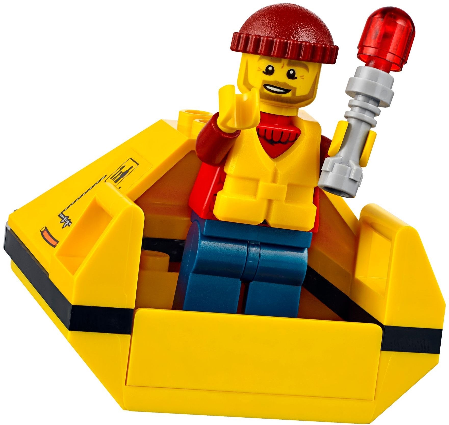 LEGO 60164 Sea Rescue Plane with Water Scooter & Raft - SuperSaverAU - view 5