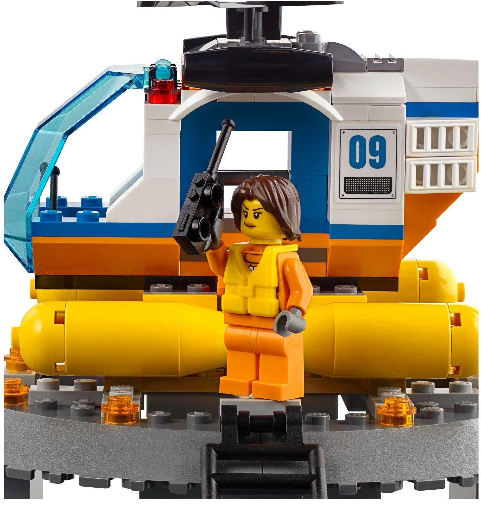 LEGO 60167 Coast Guard HQ Ship, Helicopter & Speedboat Rescue - SuperSaverAU - view 5