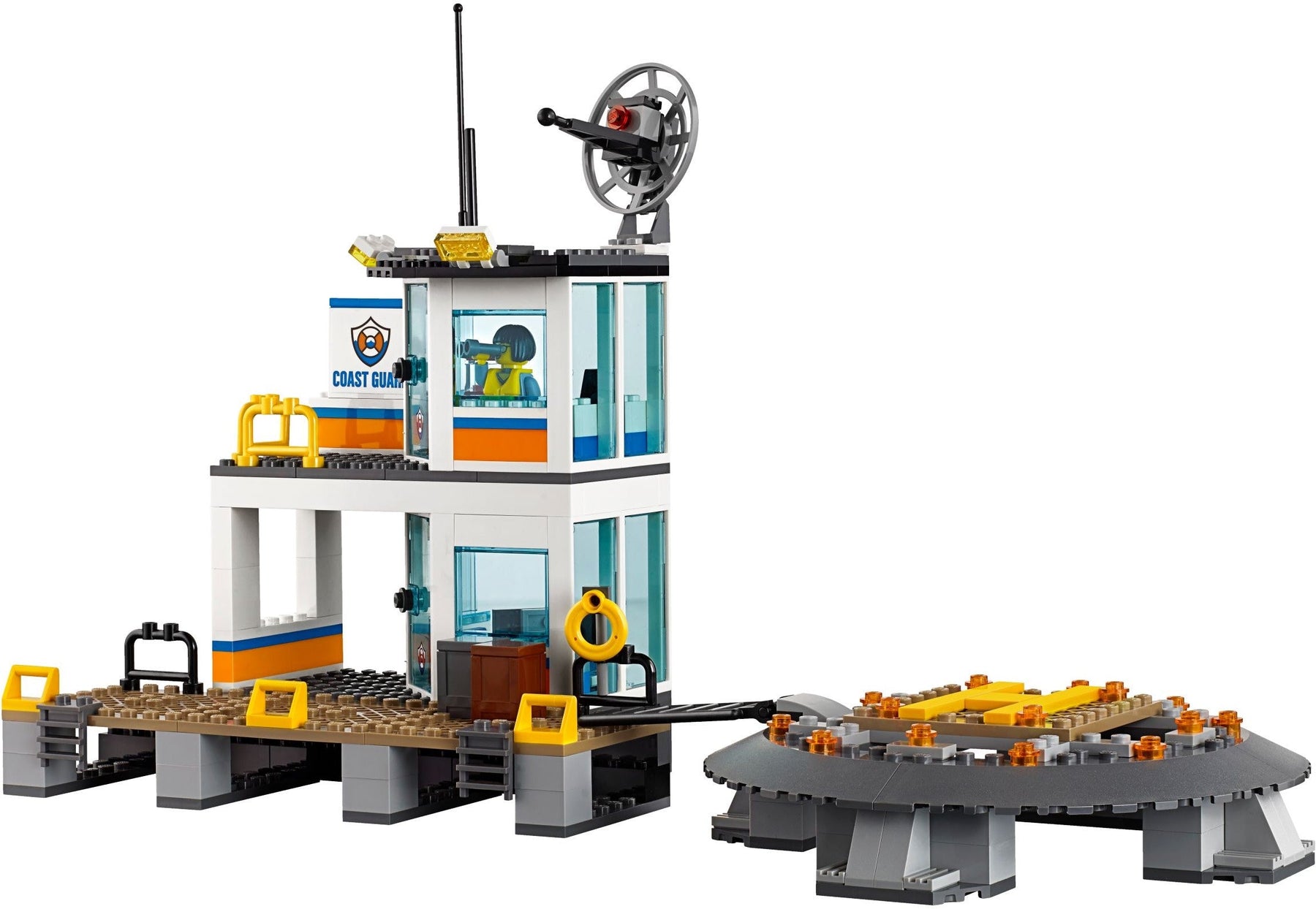 LEGO 60167 Coast Guard HQ Ship, Helicopter & Speedboat Rescue - SuperSaverAU - view 7