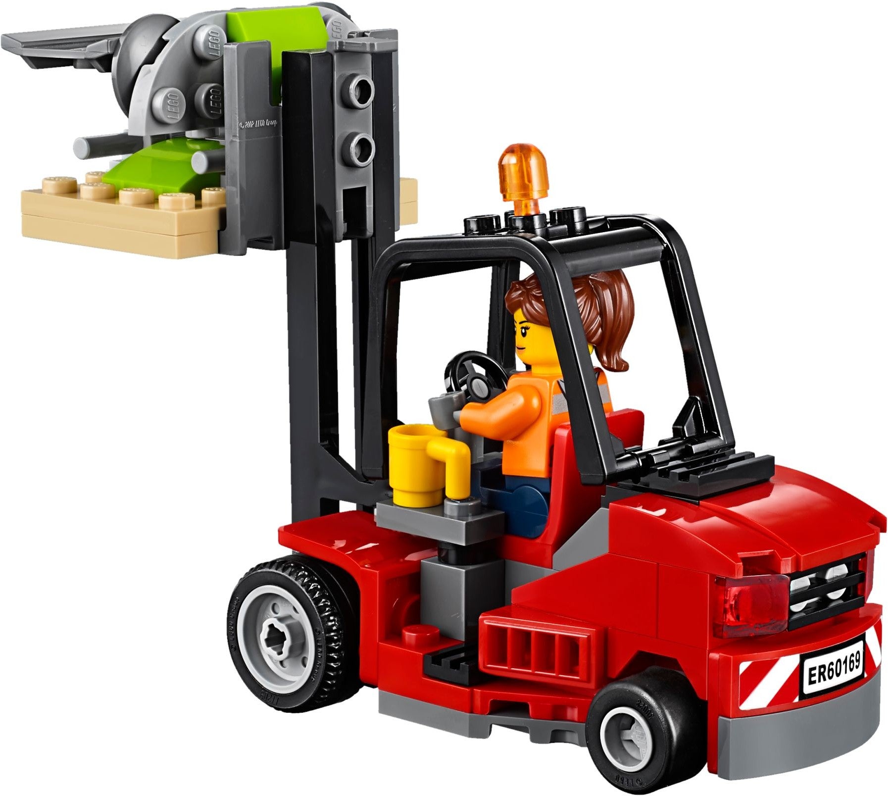 LEGO 60169 Cargo Terminal: Truck, Forklift & Telehandler - SuperSaverAU - view 3