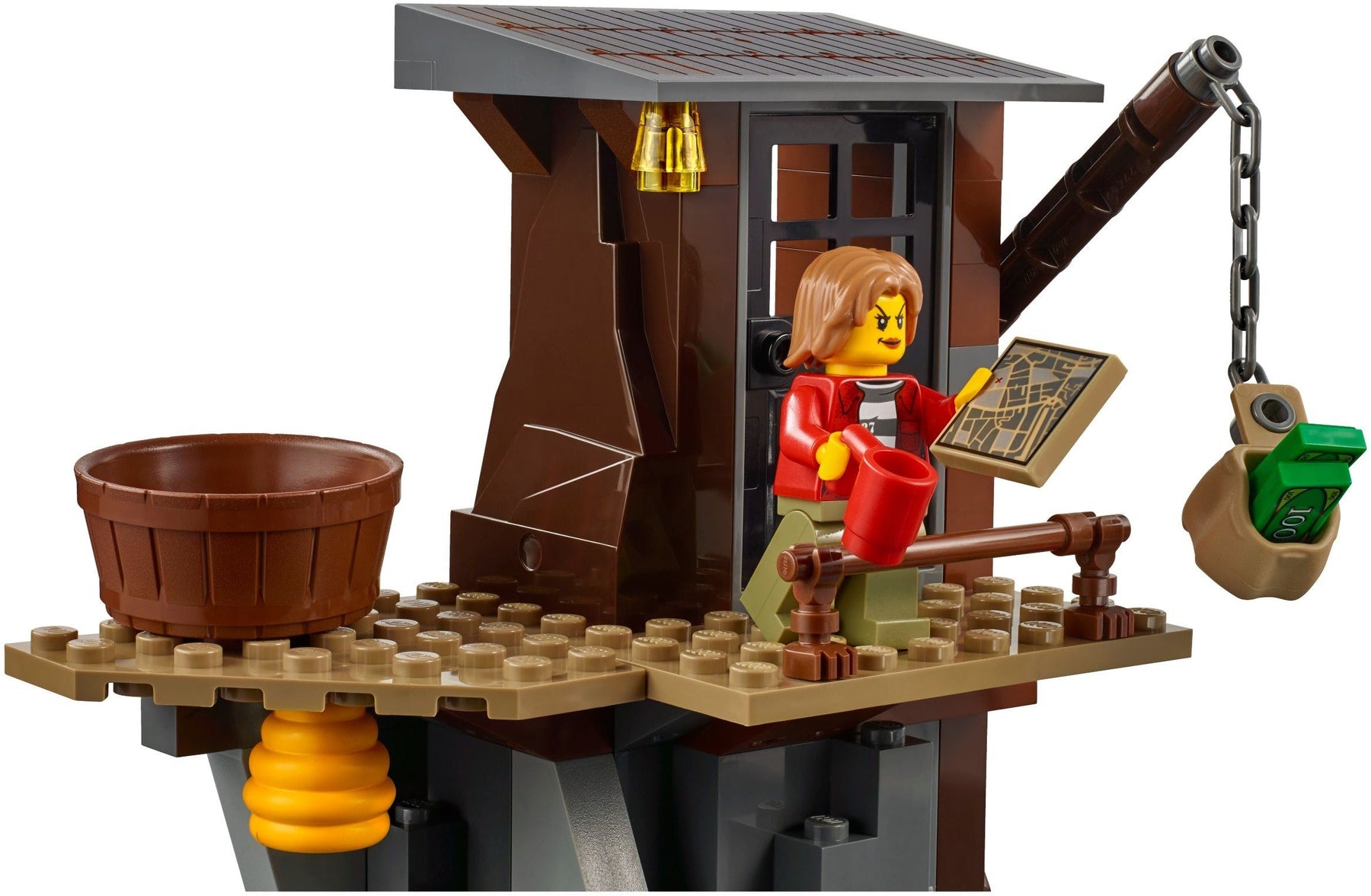 LEGO 60173 Mountain Police Arrest Helicopter & Crook Hideout - SuperSaverAU - view 5