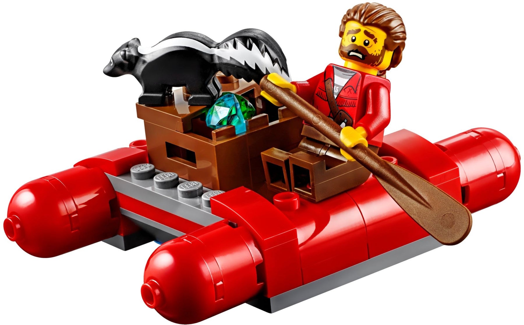 LEGO 60176 Wild River Escape Police Speedboat Crook Raft Set - SuperSaverAU - view 4