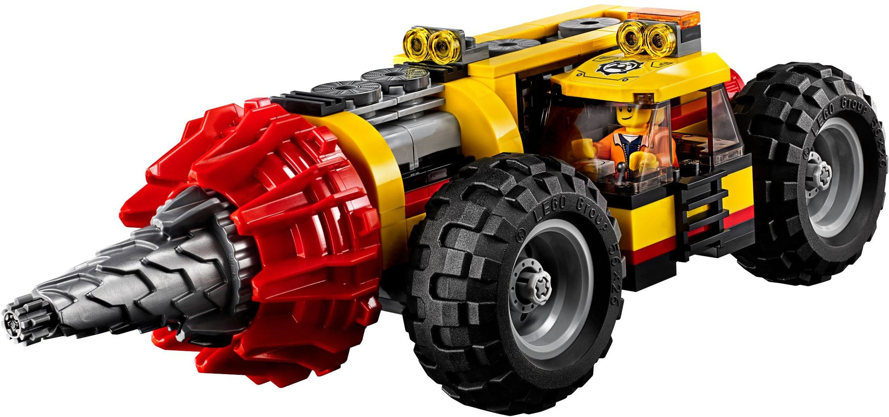 LEGO 60186 Mining Heavy Driller with Geologist & Glow Spider - SuperSaverAU - view 6