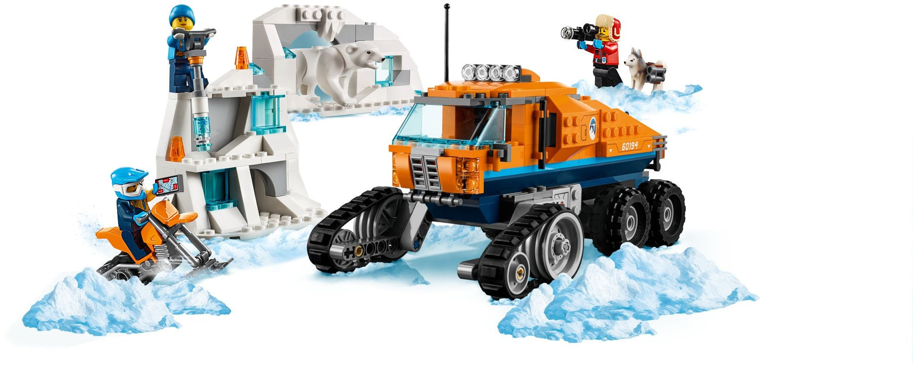 LEGO 60194 Arctic Scout Truck: Polar Exploration Playset - SuperSaverAU - view 2