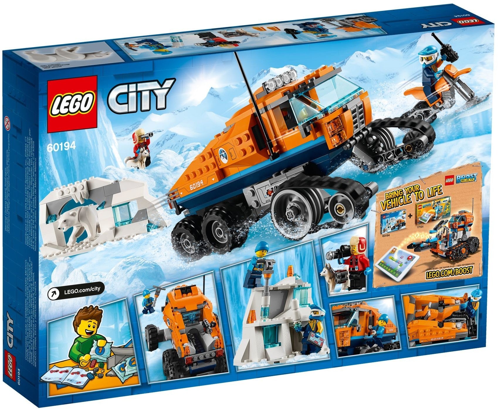 LEGO 60194 Arctic Scout Truck: Polar Exploration Playset - SuperSaverAU - view 4