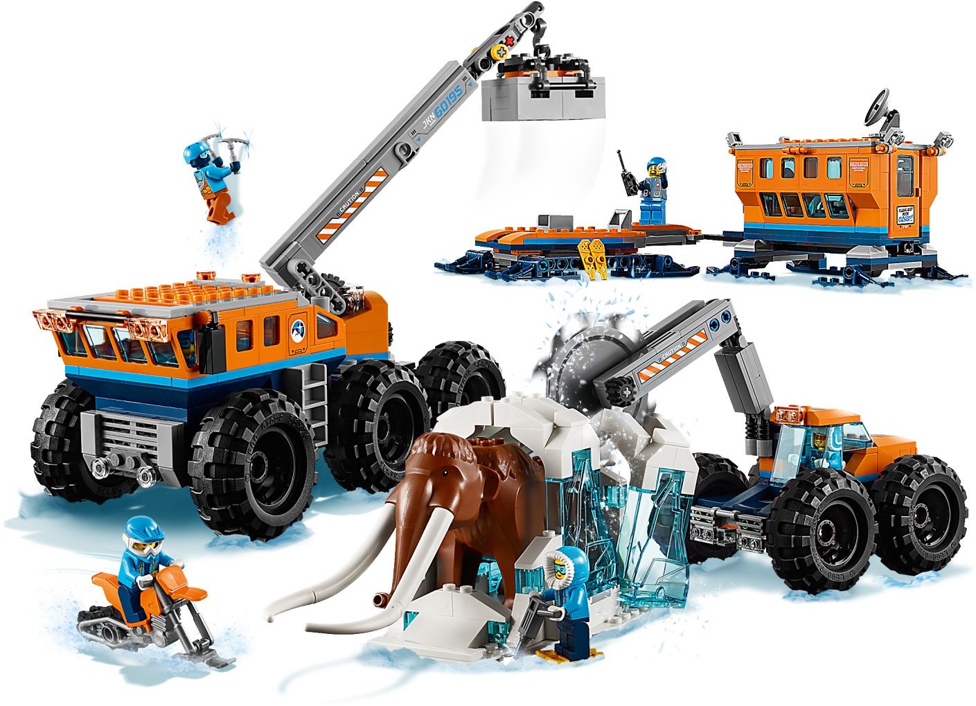 LEGO 60195 Arctic Mobile Exploration Base - Mammoth Excavation - SuperSaverAU - view 2