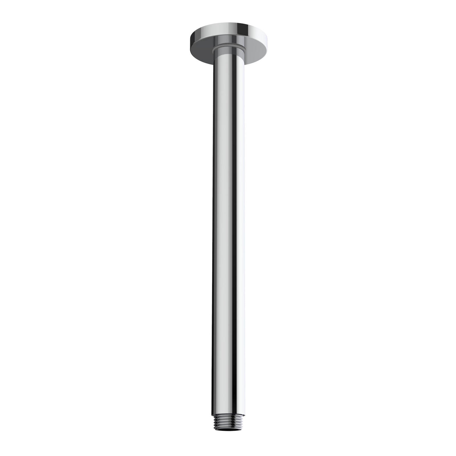 Mondella Resonance 300mm Chrome Straight Ceiling Shower Arm, Grade 304 Stainless Steel