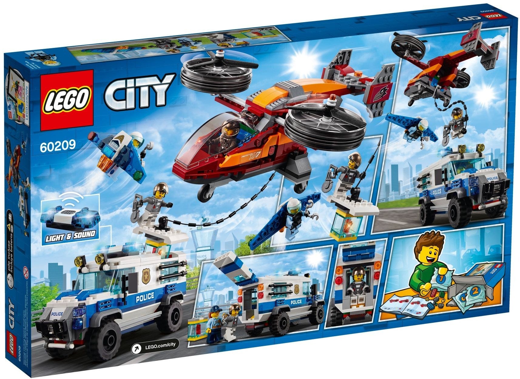 LEGO 60209 Sky Police Diamond Heist Set - SuperSaverAU - view 4