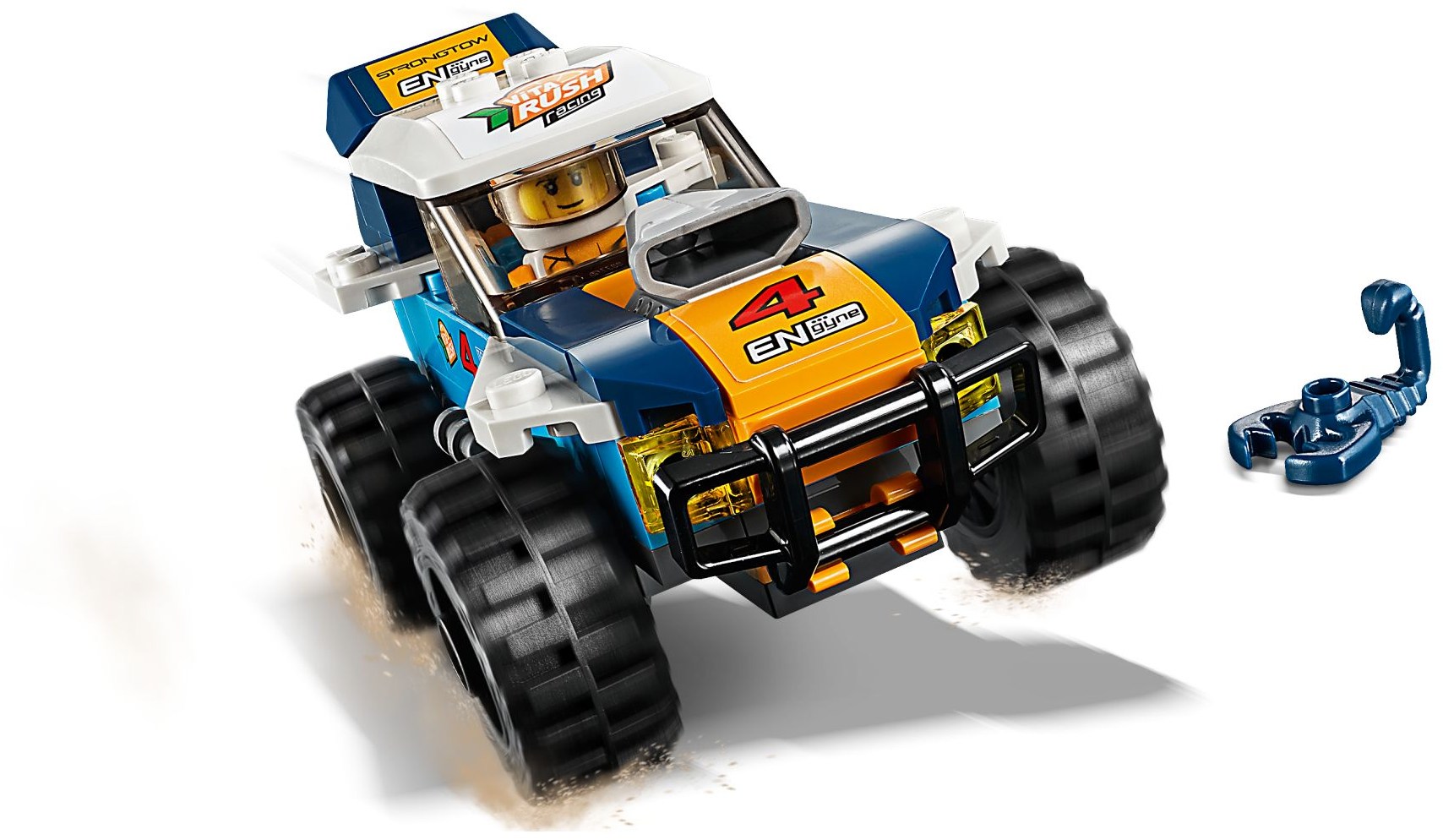 LEGO 60218 Desert Rally Racer Car Toy with Minifigure - SuperSaverAU - view 2
