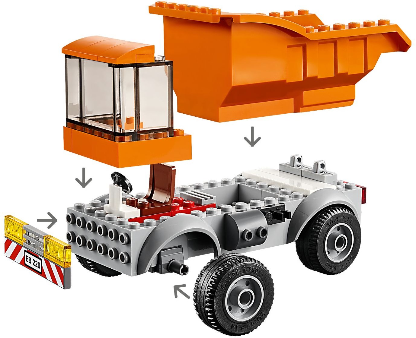 LEGO 60220 Garbage Truck 4+ Building Toy for Kids - SuperSaverAU - view 3