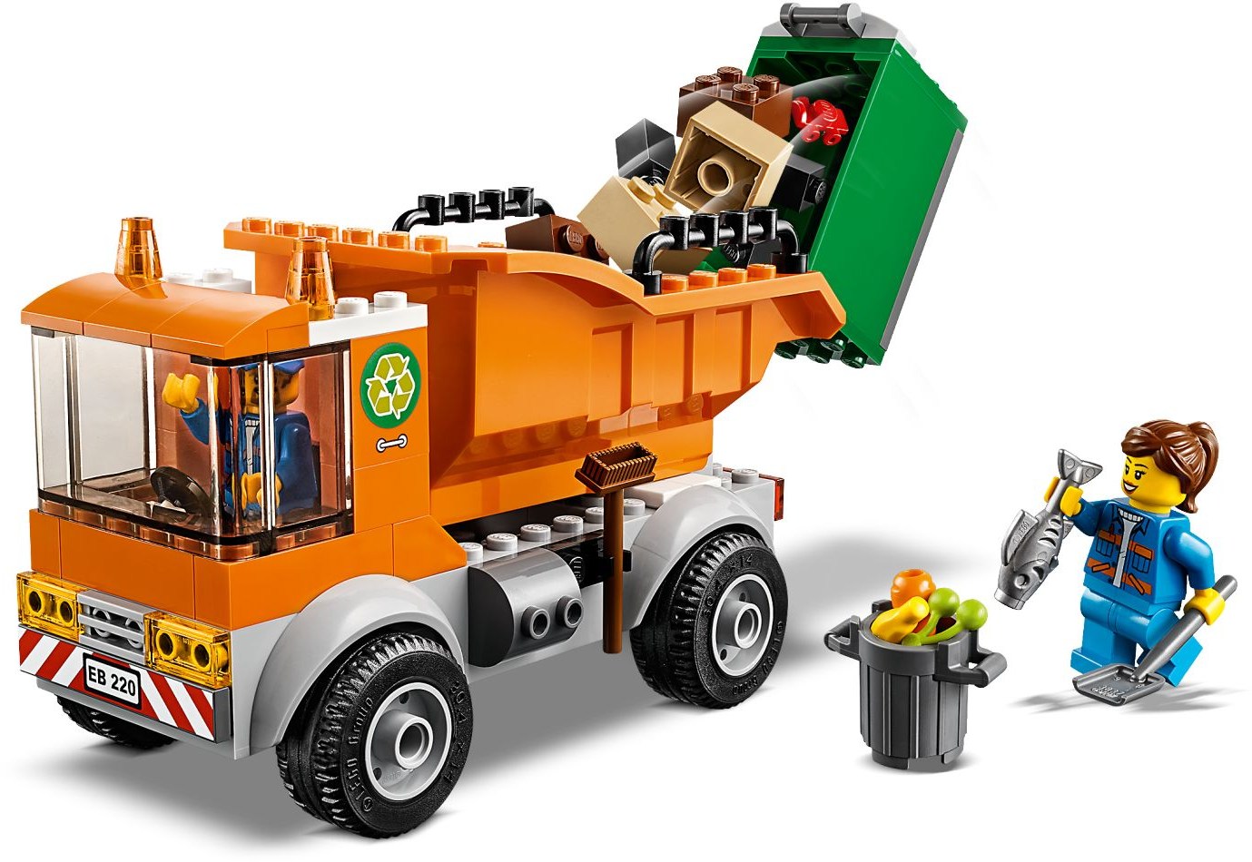 LEGO 60220 Garbage Truck 4+ Building Toy for Kids - SuperSaverAU - view 5