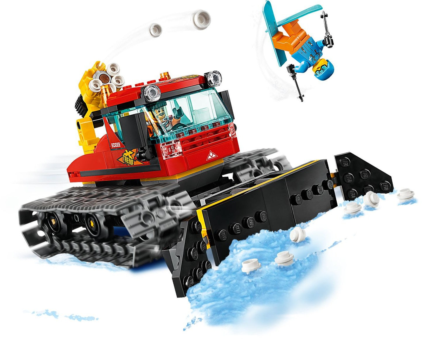 LEGO 60222 Snow Groomer | Snow Plow with Minifigures - SuperSaverAU - view 2