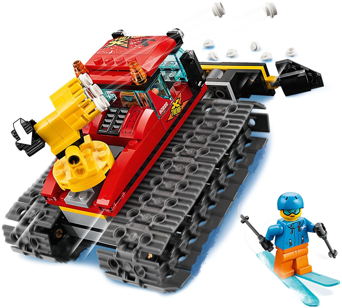 LEGO 60222 Snow Groomer | Snow Plow with Minifigures - SuperSaverAU - view 3