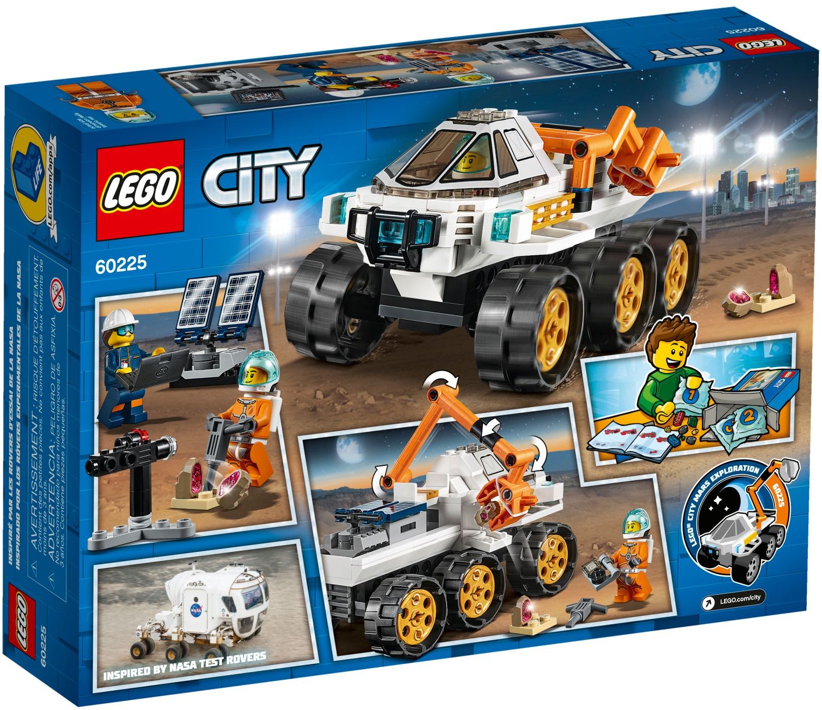 LEGO 60225 Rover Toy Playset with Astronaut - SuperSaverAU - view 2