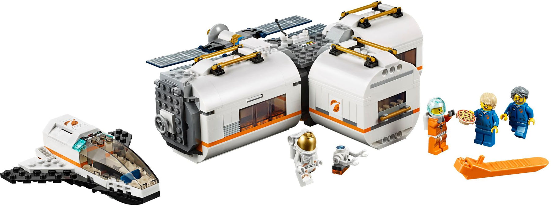 LEGO 60227 Lunar Space Station: Modular Space Shuttle & Astronaut Toy - SuperSaverAU - view 5