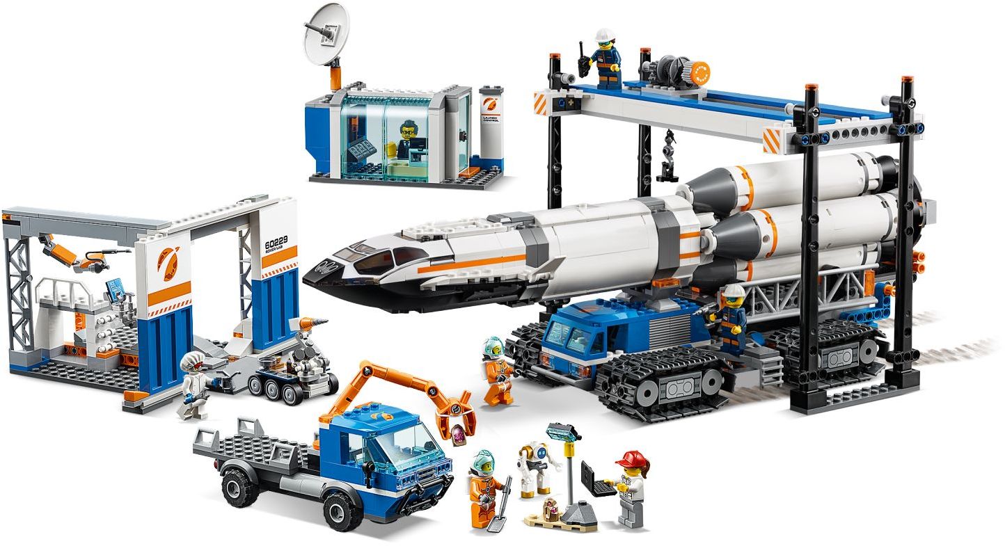 Lego 60229 City Rocket Assembly & Transport - SuperSaverAU - view 2