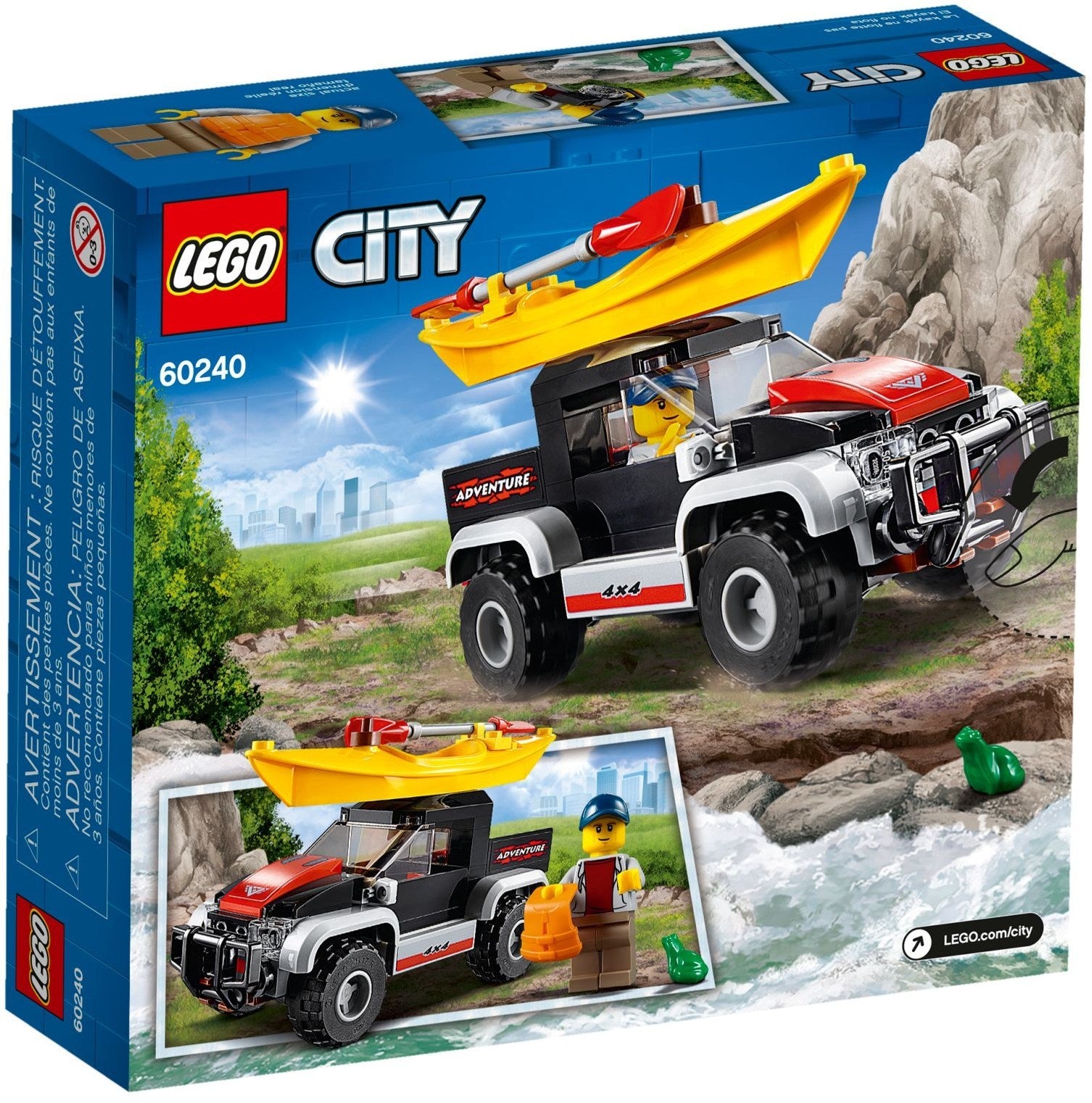 LEGO 60240 Kayak Adventure with Off-Road Truck - SuperSaverAU - view 4