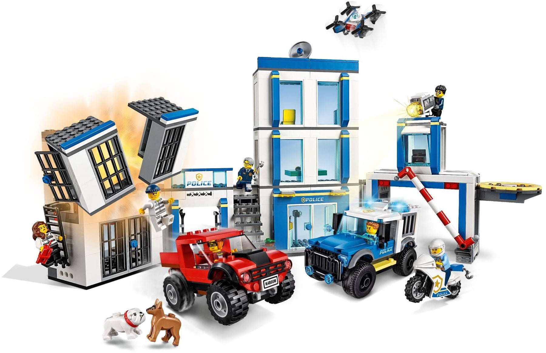 LEGO 60246 Police Station: Jailbreak, Chase, & Catch Crooks! - SuperSaverAU - view 2