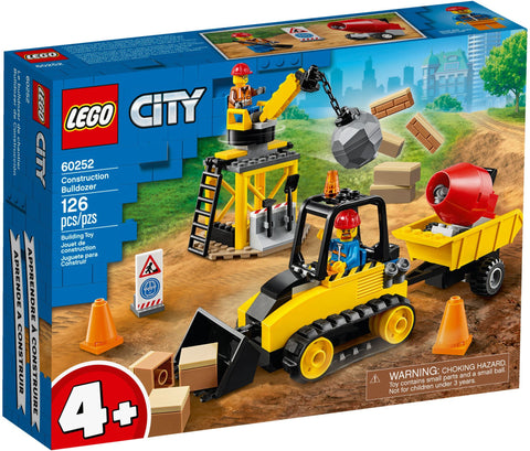 Lego City Town 60252 CONSTRUCTION BULLDOZER Trailer wrecking Ball - SuperSaverAU - view 1