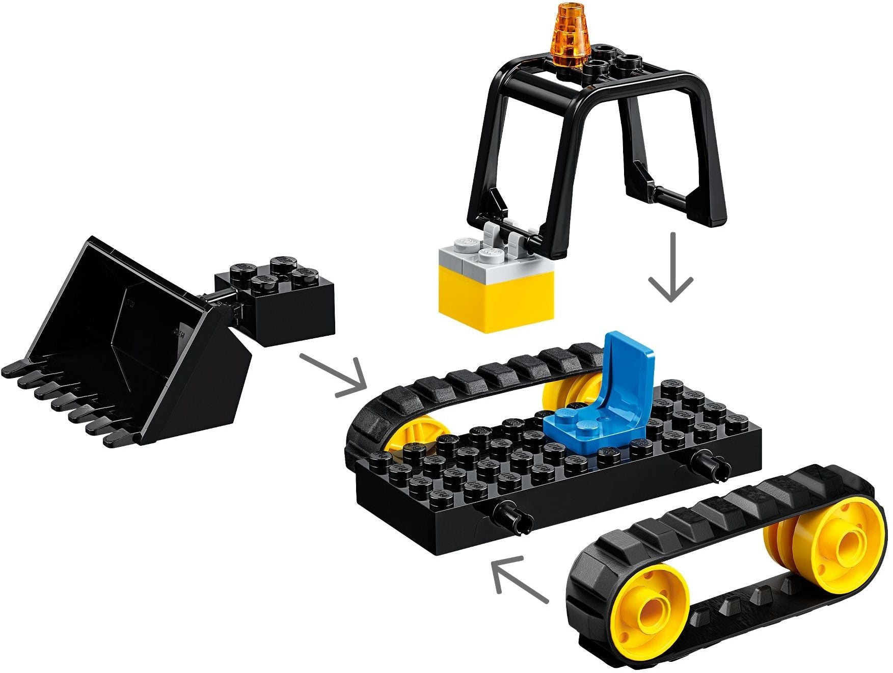 Lego City Town 60252 CONSTRUCTION BULLDOZER Trailer wrecking Ball - SuperSaverAU - view 3