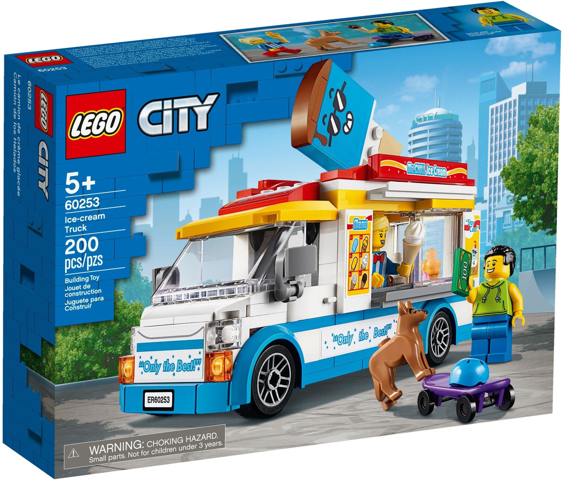 LEGO 60253 City Great Vehicles Ice-Cream Truck Toy - SuperSaverAU - view 1