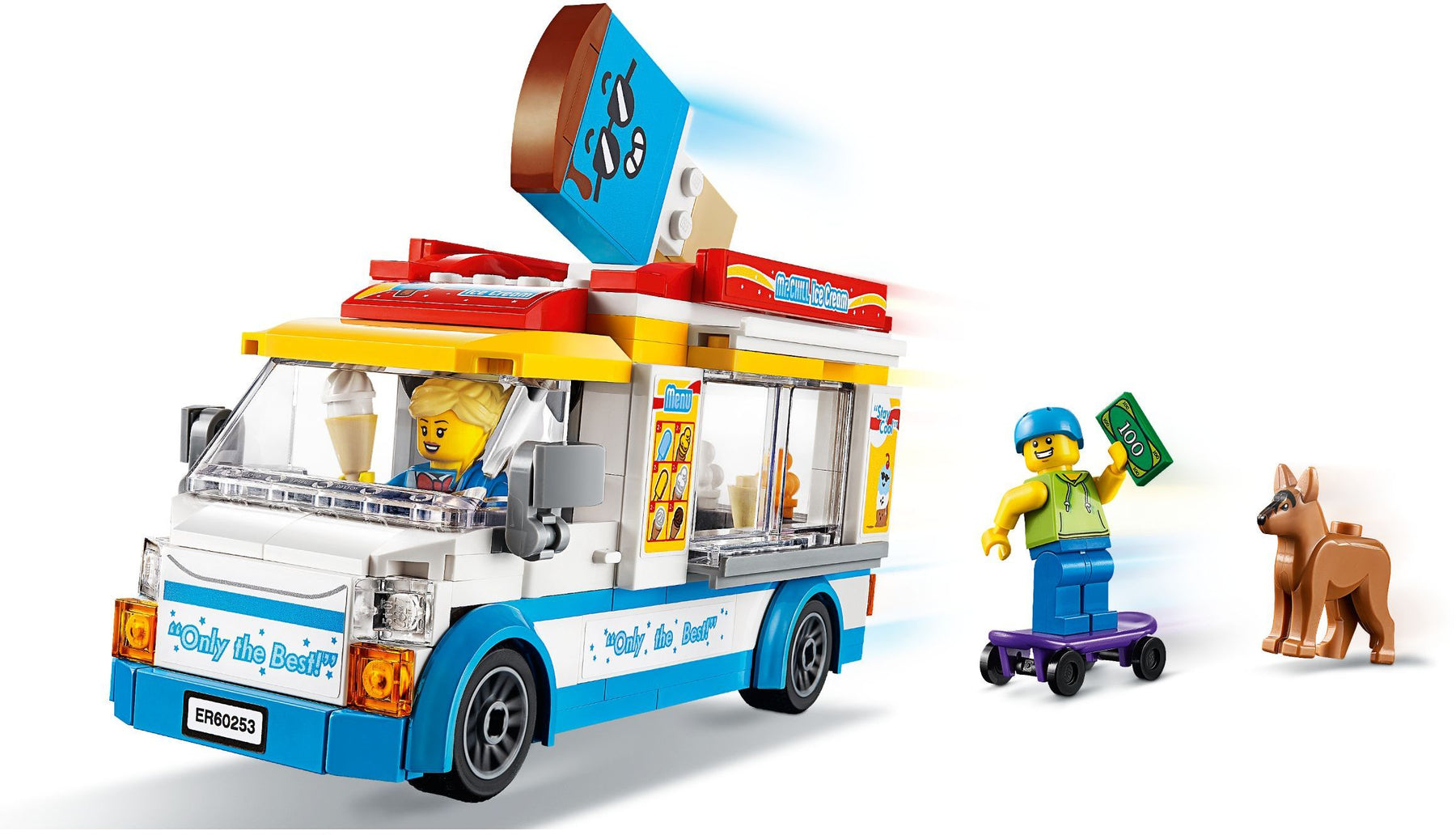 LEGO 60253 City Great Vehicles Ice-Cream Truck Toy - SuperSaverAU - view 3