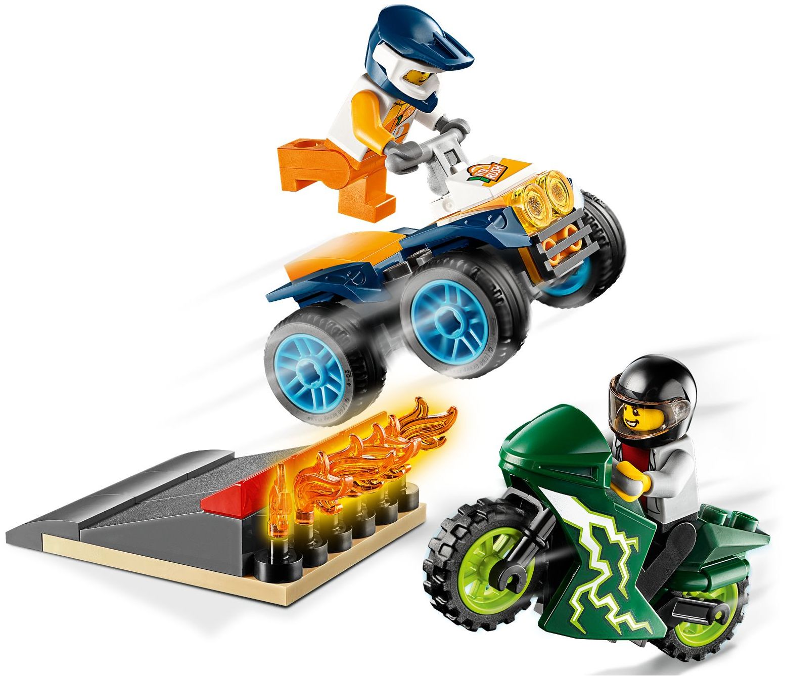 LEGO 60255 Stunt Team ATV & Motorcycle Toy Set - SuperSaverAU - view 2