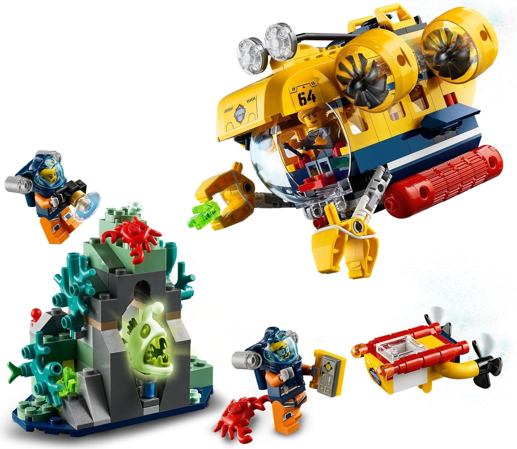 LEGO 60264 City Series Ocean Exploration Submarine- Auzzi Store