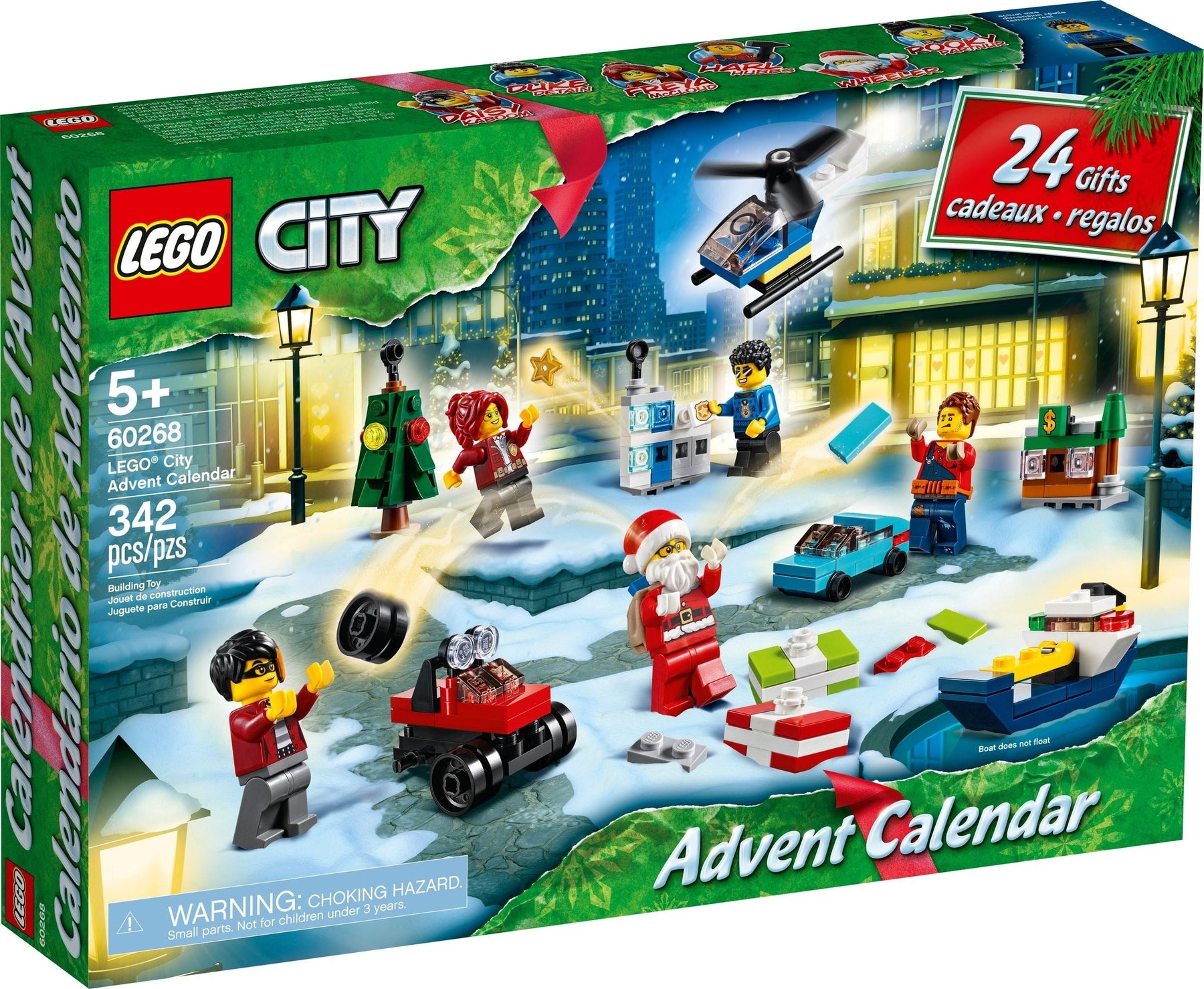 LEGO 60268 City Advent Calendar: Festive Fun with Minifigures - SuperSaverAU - view 2