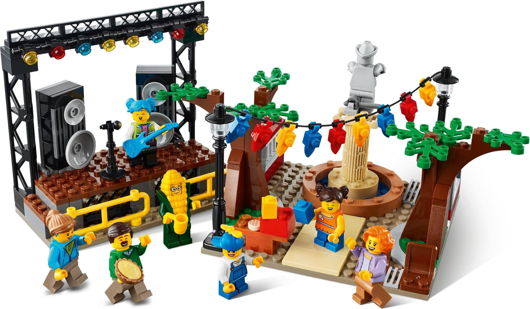 LEGO 60271 City Main Square Set - City Adventures TV Series - SuperSaverAU - view 4