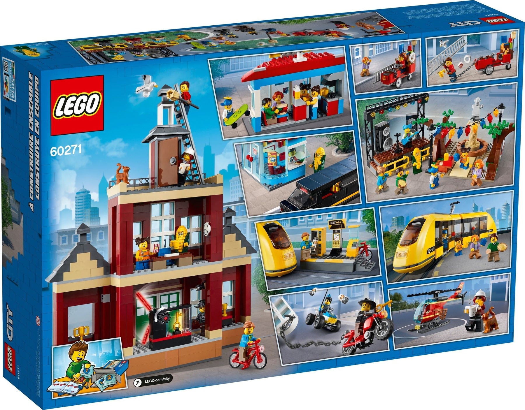 LEGO 60271 City Main Square Set - City Adventures TV Series - SuperSaverAU - view 5