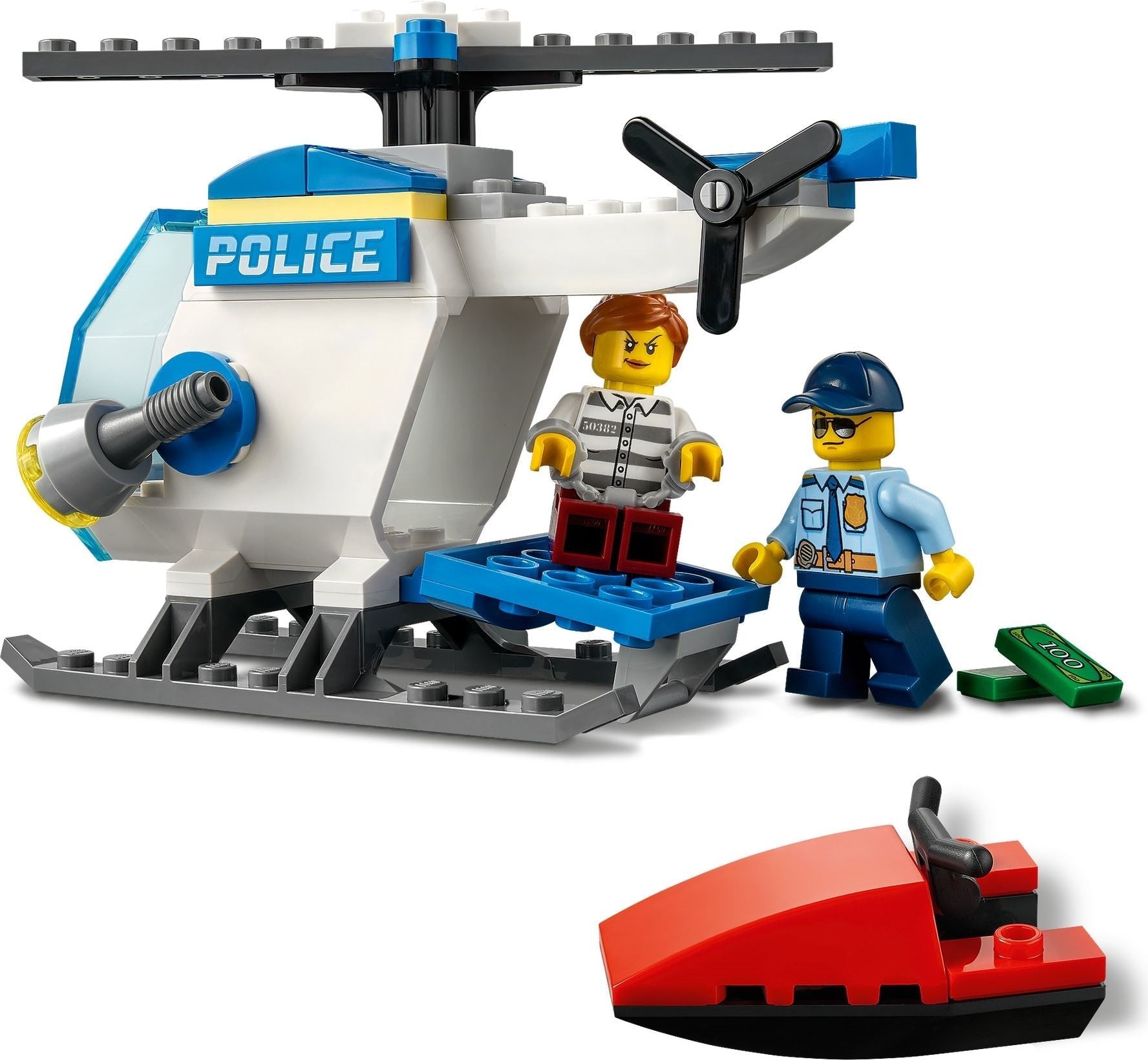 LEGO 60275 Police Helicopter Chase 4+ Building Toy Set - SuperSaverAU - view 3